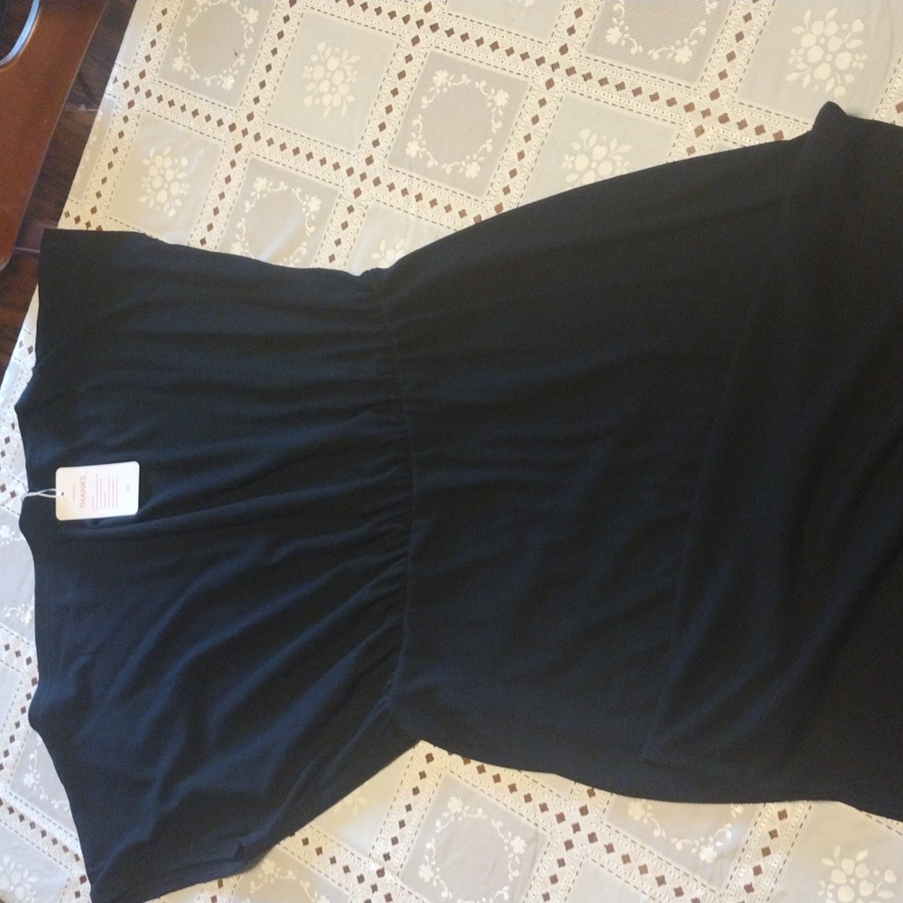 Dress xl polyester , Rayon spandex.